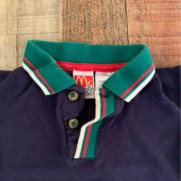 McDonald’s McKids vintage polo short sleeve bodysuit -18M - Picture 4 of 7